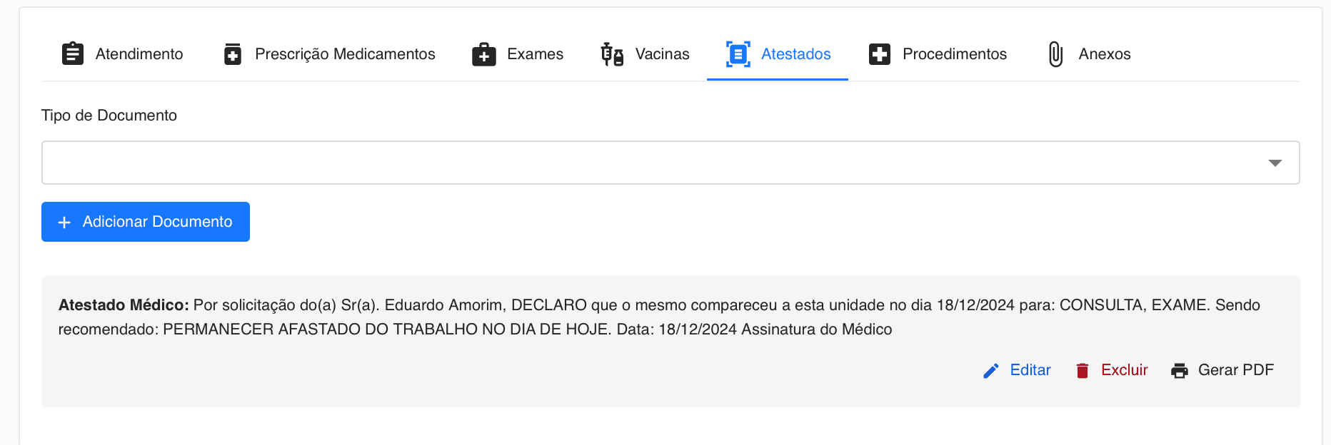 Gerenciamento de Pacientes em Tempo Real